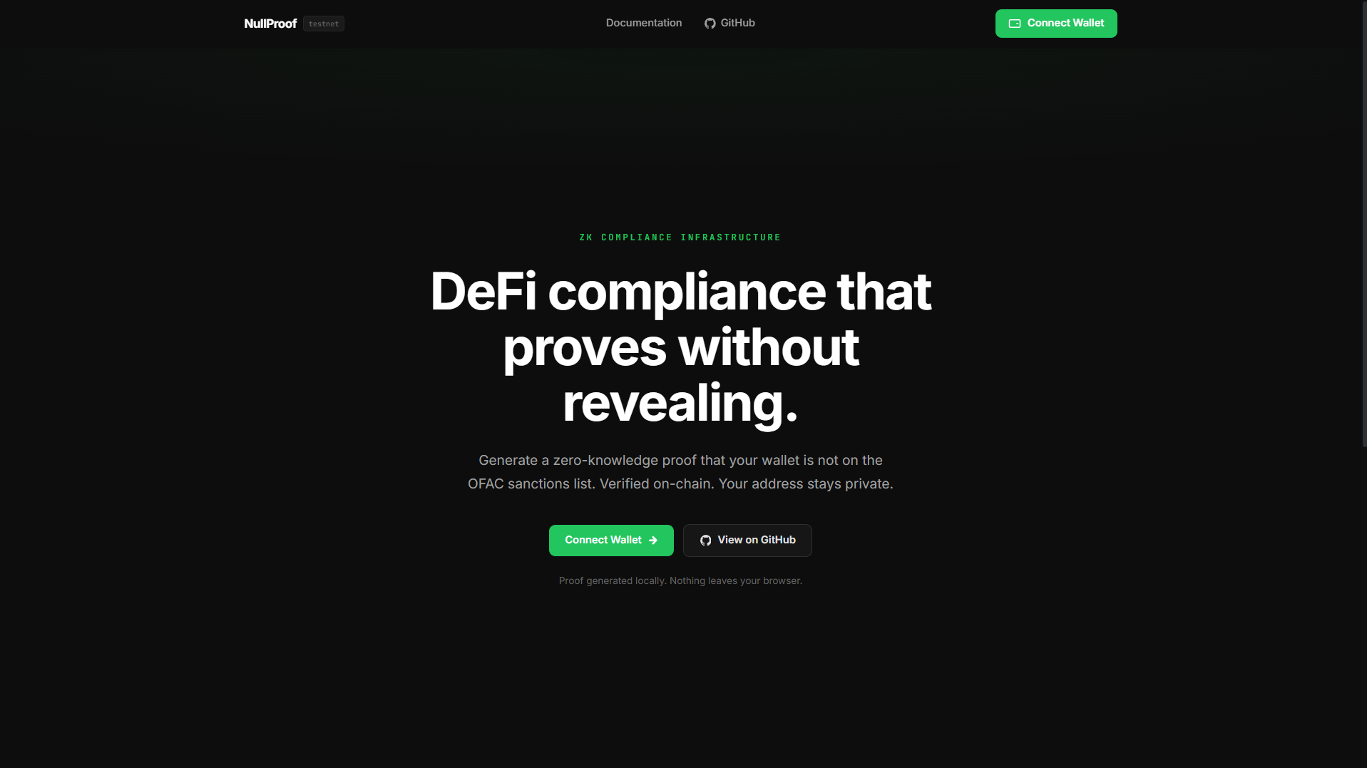 Watch the NullProof demo on YouTube